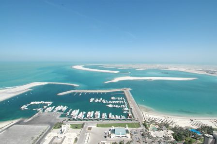 The Palm Jumeirah as seen from Le Rêve Dubai. Copyright 2005 Andrew Lemon.