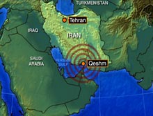 CNN.com map of earthquake location